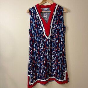 Escapada Living Nautical Shift Dress, Sz S